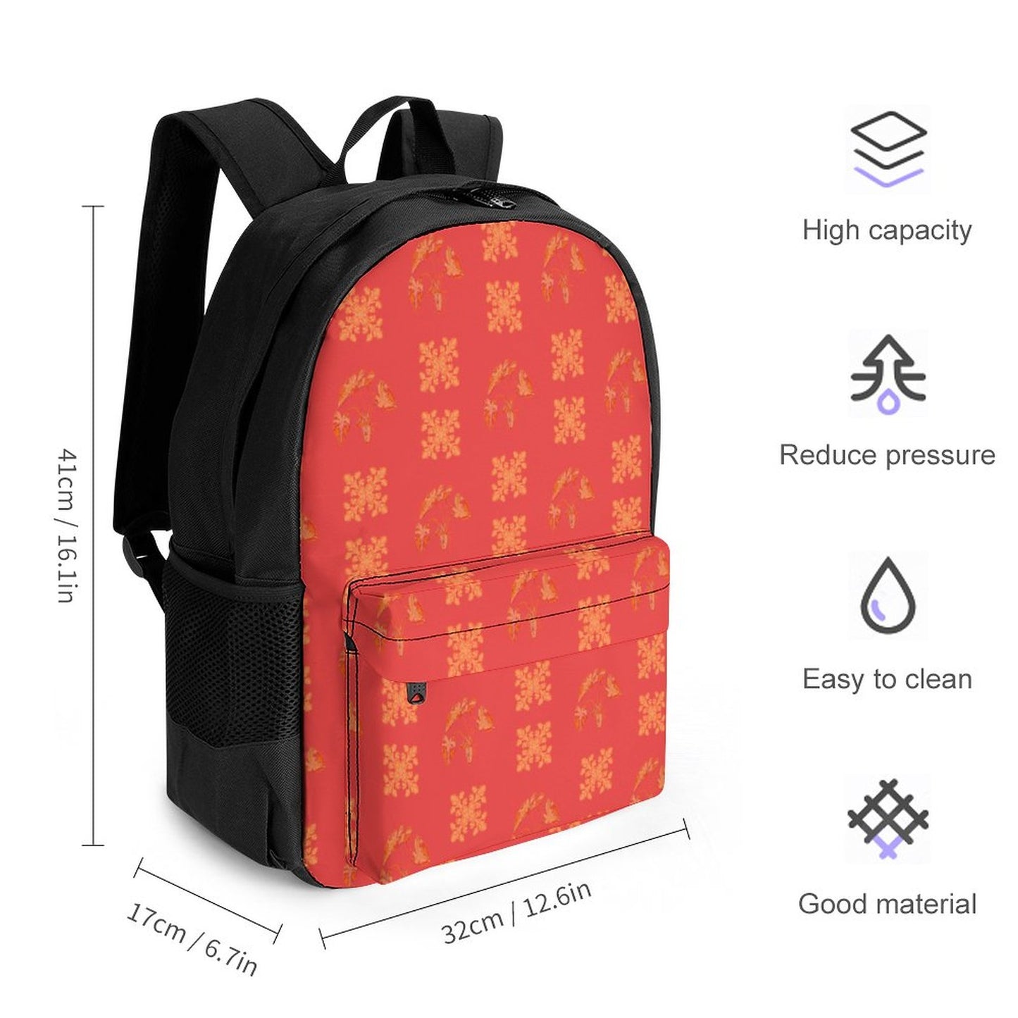 Hanapa'a Waiwai — Island Print Backpack with Pocket