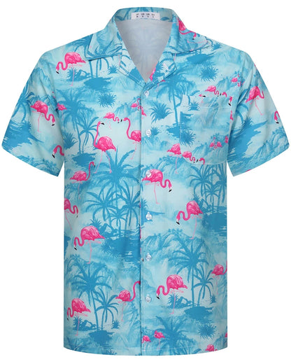 Mynah Kine — Coconut Button Hawaiian Short Sleeve Shirt