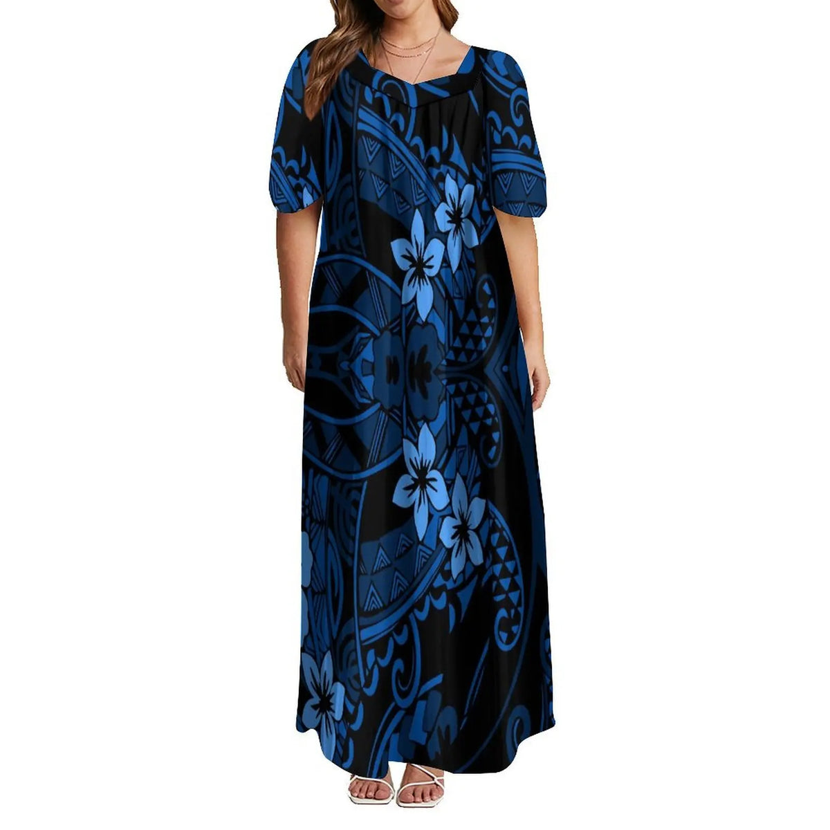 Polynesian Couple Aloha Fashion Set
