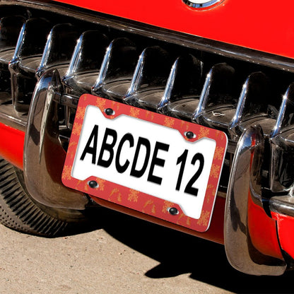 Hanapa'a Waiwai — Island Print License Plate Frame Set (Flat Holes)