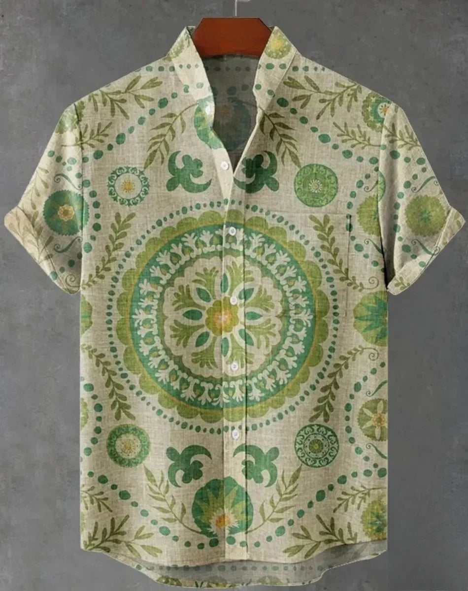 Aloha Shirt Casual Short Sleeved