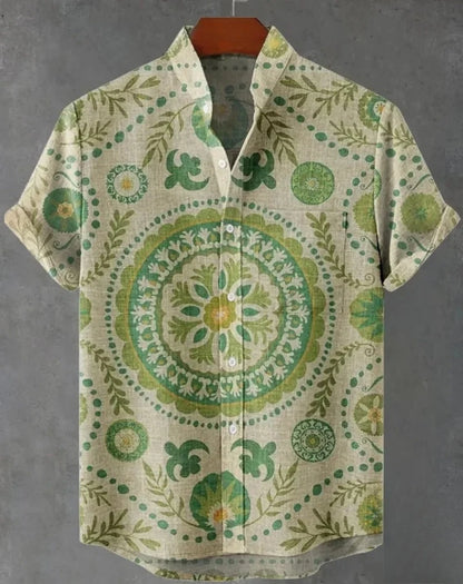 Aloha Shirt Casual Short Sleeved