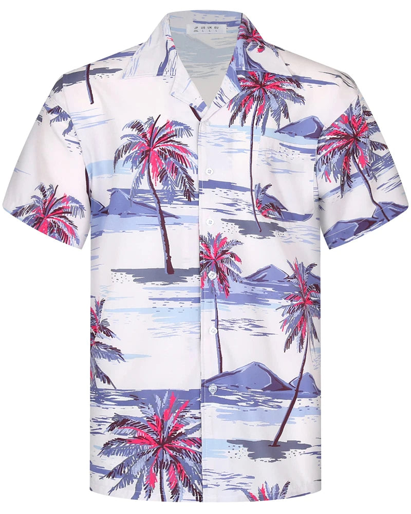 Mynah Kine — Coconut Button Hawaiian Short Sleeve Shirt