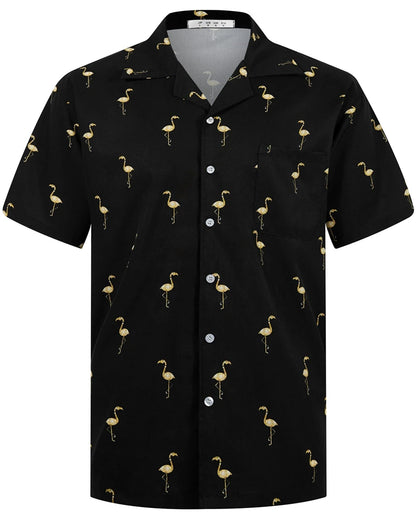 Mynah Kine — Coconut Button Hawaiian Short Sleeve Shirt