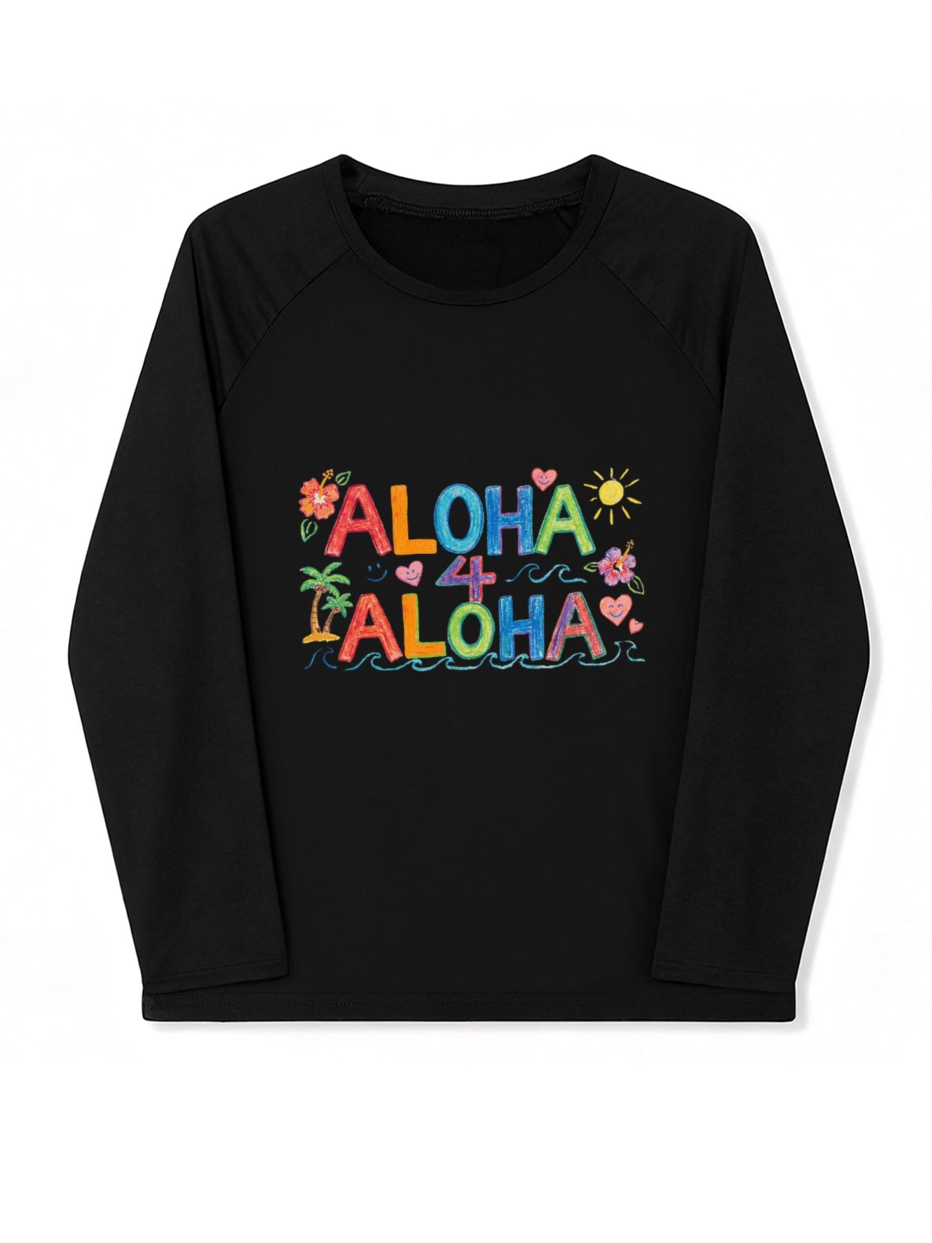 Hanapa'a Waiwai — Aloha 4 Aloha Keiki Long-Sleeve Top