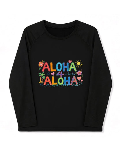 Hanapa'a Waiwai — Aloha 4 Aloha Keiki Long-Sleeve Top
