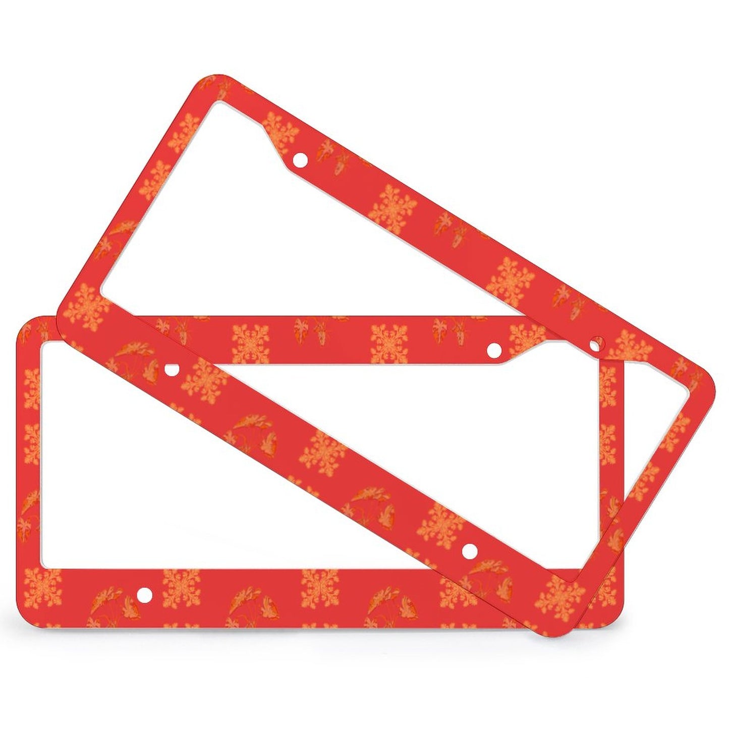 Hanapa'a Waiwai — Island Print License Plate Frame Set (Round Holes)