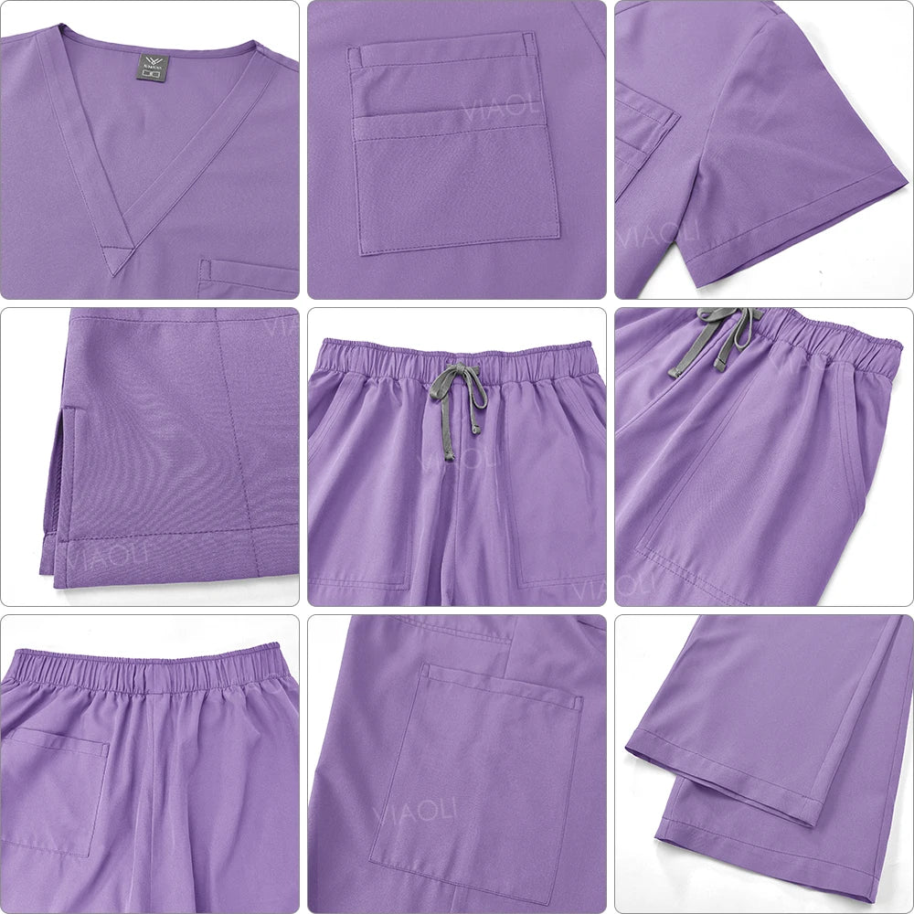 Hanapa'a Waiwai — Women's Surgical Scrub Set with Pockets