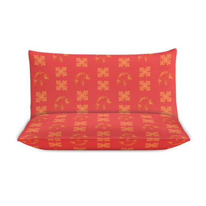 Hanapa'a Waiwai — Kalo- Ulu Island Print 3-Piece Twin Bedding Set