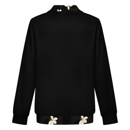 230gsm 1/4 Zipper Women's Pullover Hoodie(All-Over Printing)