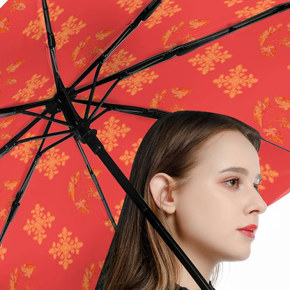 Hanapa'a Waiwai — Island Print Auto-Open Umbrella