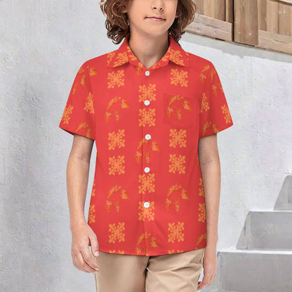 Hanapa'a Waiwai — Aloha 4 Aloha Keiki Lapel Collar Shirt