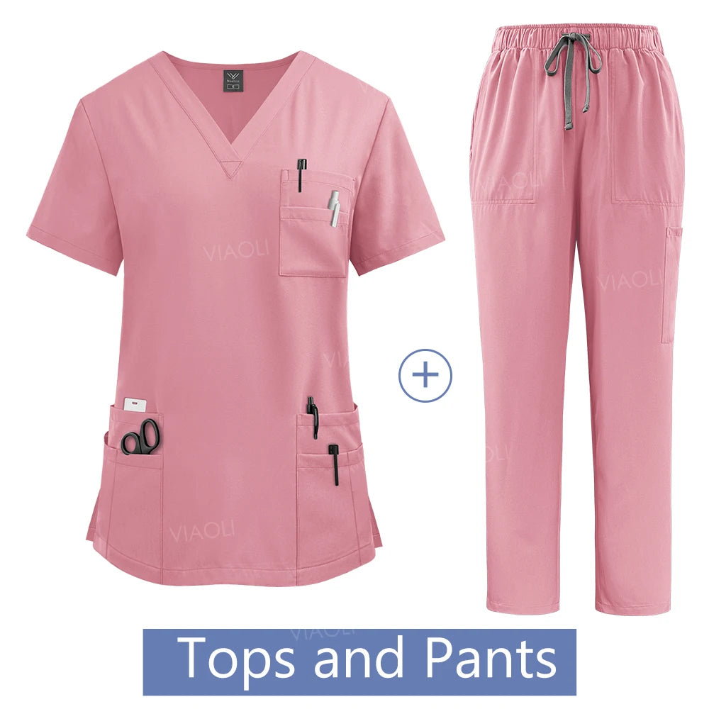 Hanapa'a Waiwai — Women's Surgical Scrub Set with Pockets