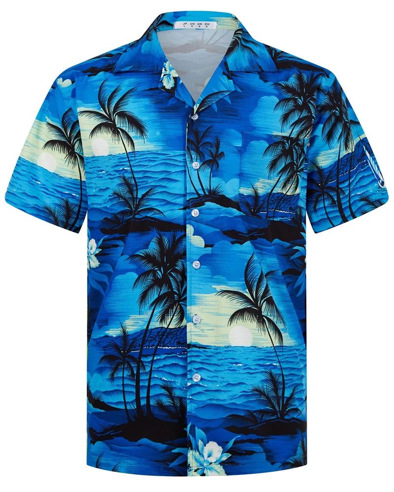 Mynah Kine — Coconut Button Hawaiian Short Sleeve Shirt