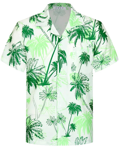 Mynah Kine — Coconut Button Hawaiian Short Sleeve Shirt