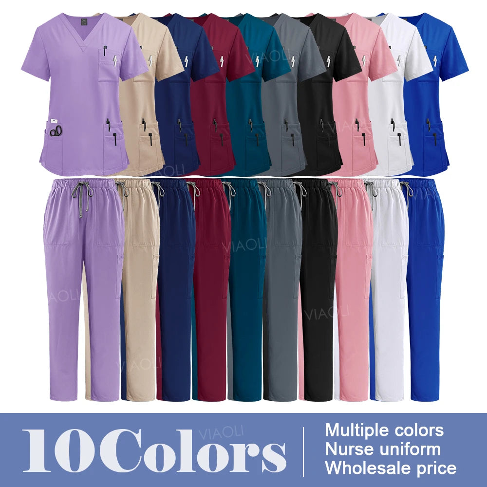 Hanapa'a Waiwai — Women's Surgical Scrub Set with Pockets