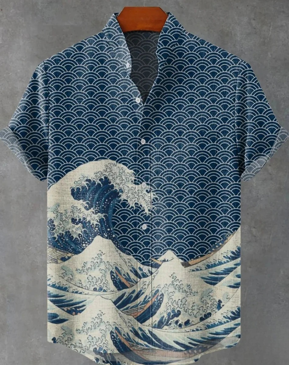 Aloha Shirt Casual Short Sleeved
