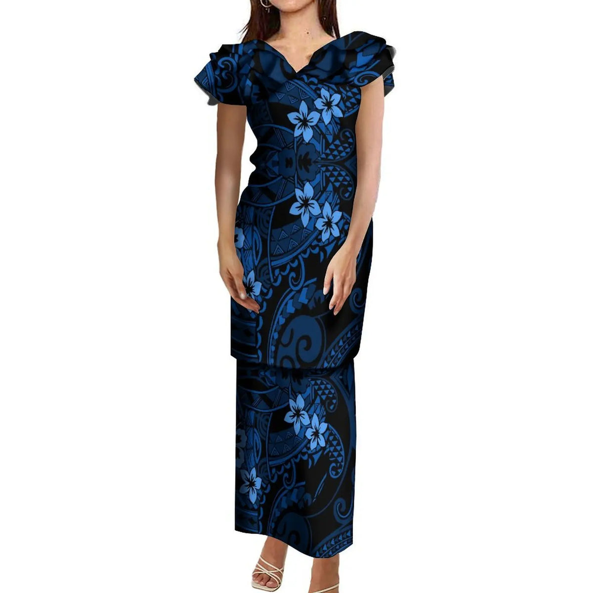 Polynesian Couple Aloha Fashion Set