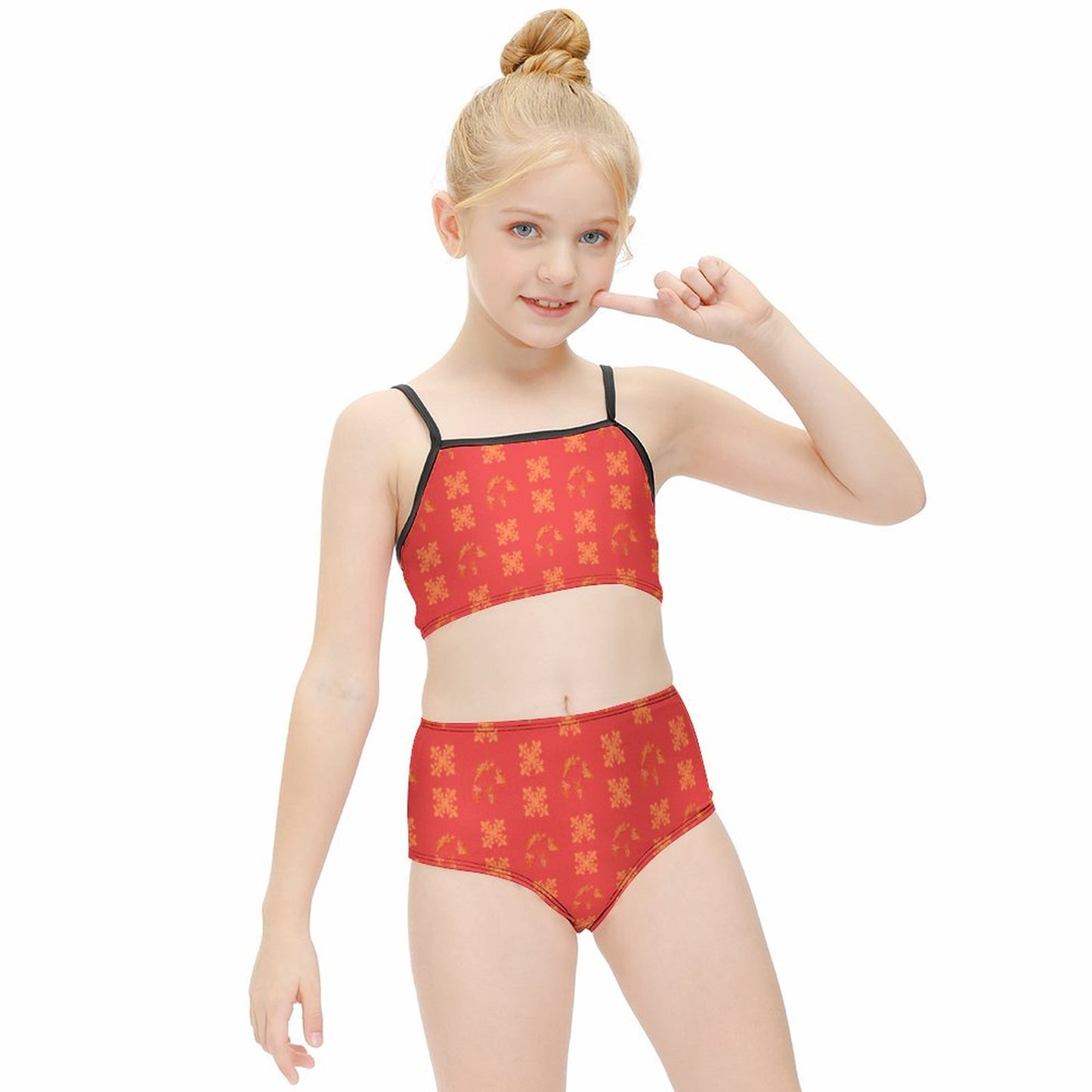 Two-Piece Swimwear for Girls(All-Over Printing)