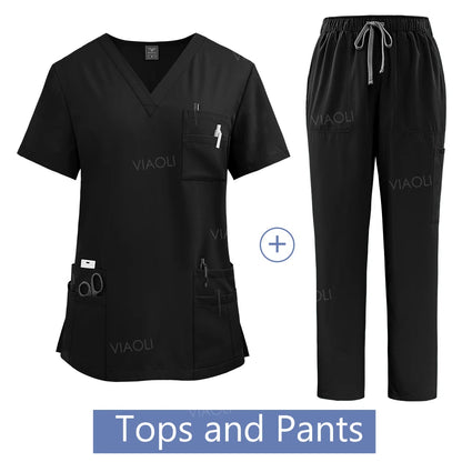 Hanapa'a Waiwai — Women's Surgical Scrub Set with Pockets
