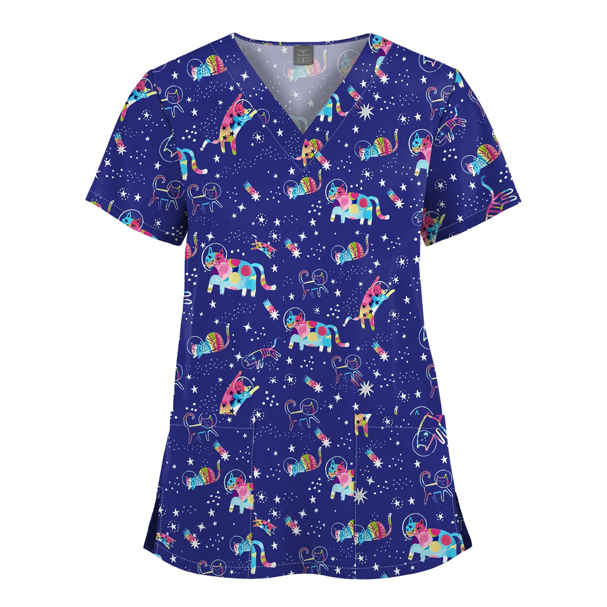 Hanapa'a Waiwai — Island Print Nursing Scrub Top