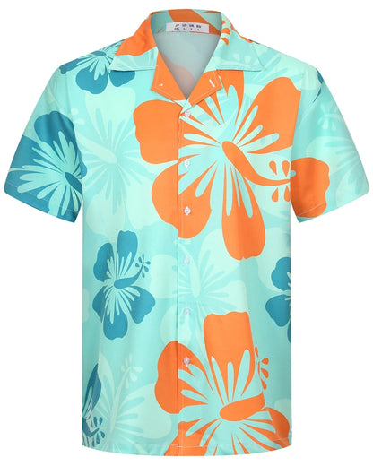 Mynah Kine — Coconut Button Hawaiian Short Sleeve Shirt