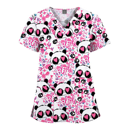 Hanapa'a Waiwai — Island Print Nursing Scrub Top