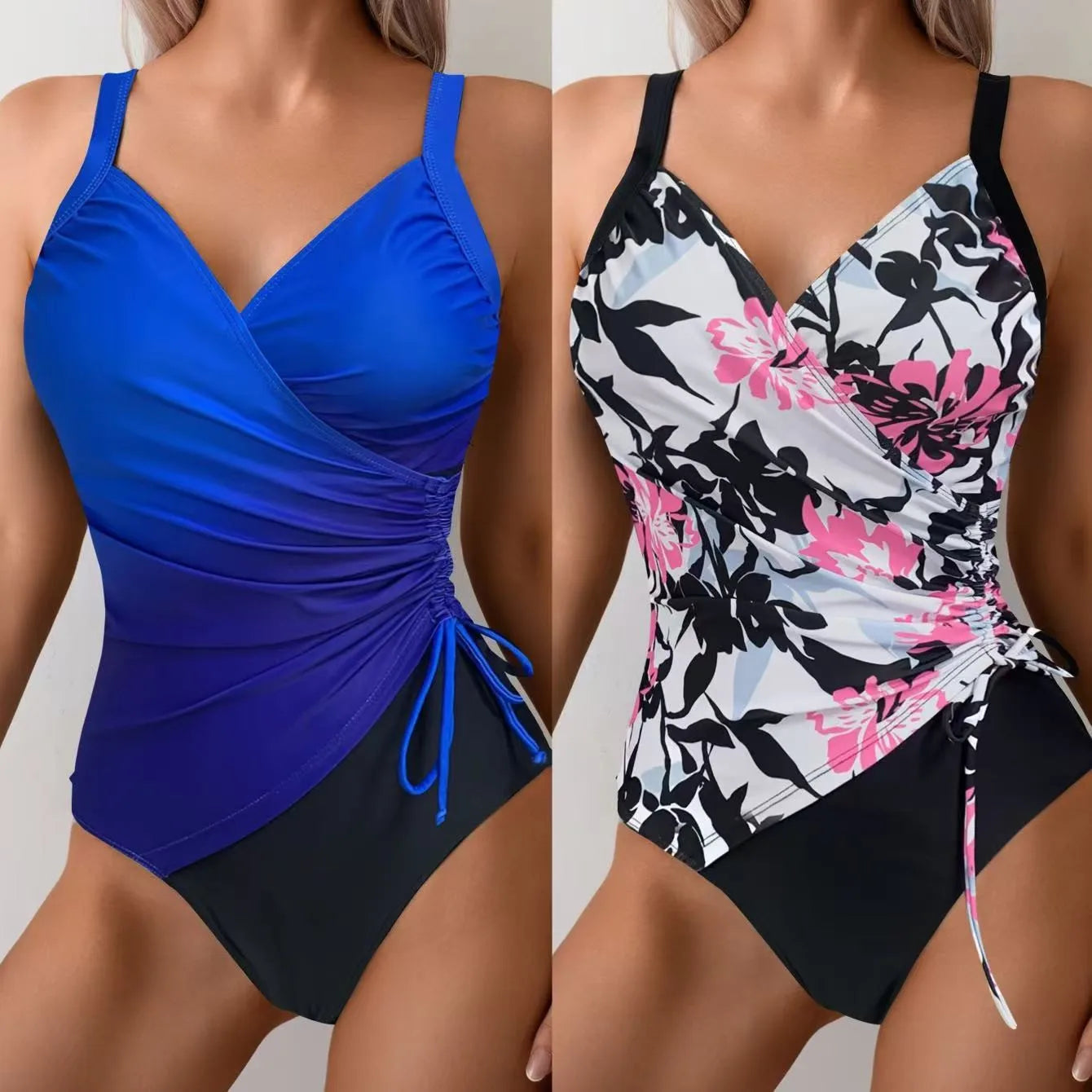 U'i Waiwai — Floral Tummy Control Tankini Set