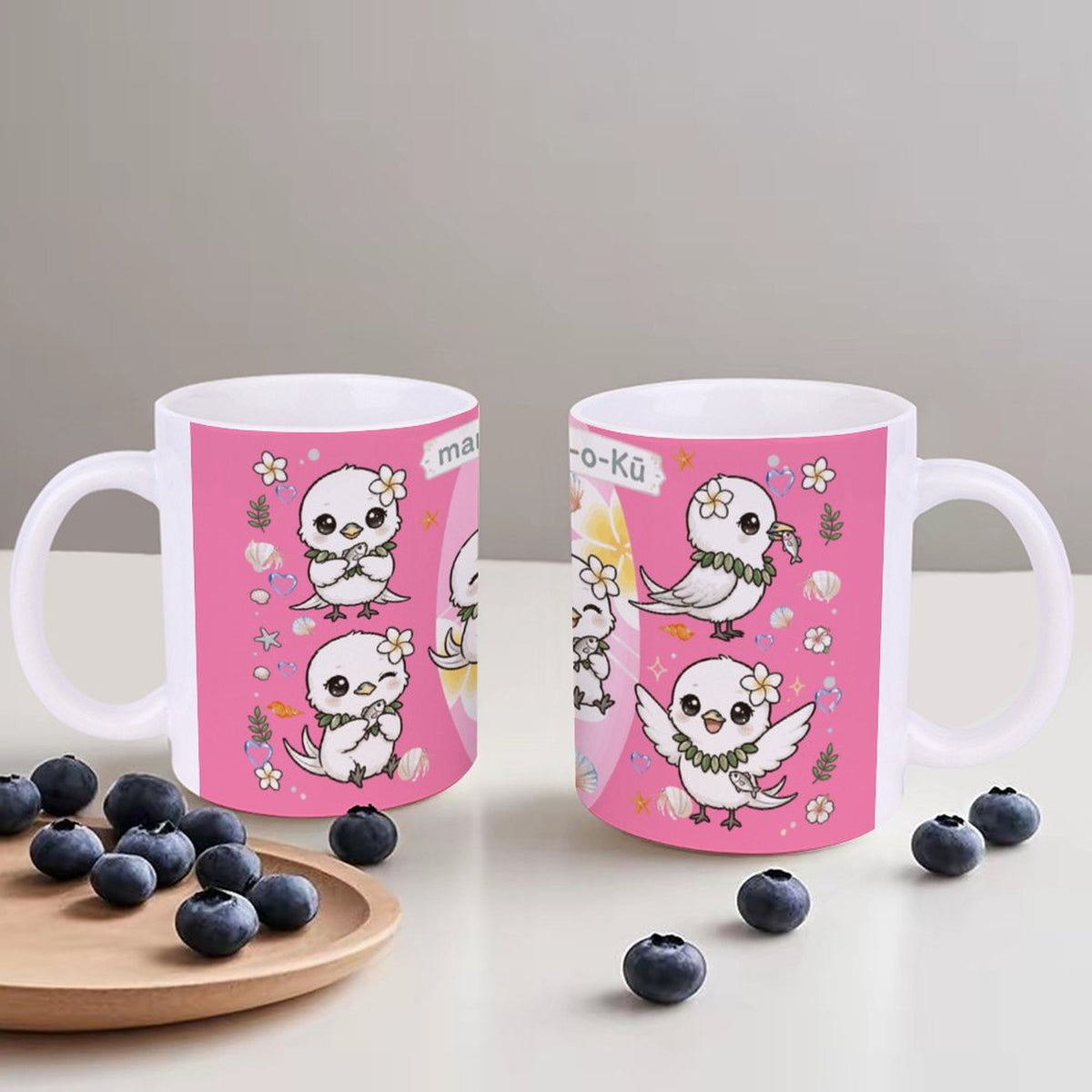 Hanapa'a Waiwai — Manu-O-Kū  Print 14oz White Ceramic Mug