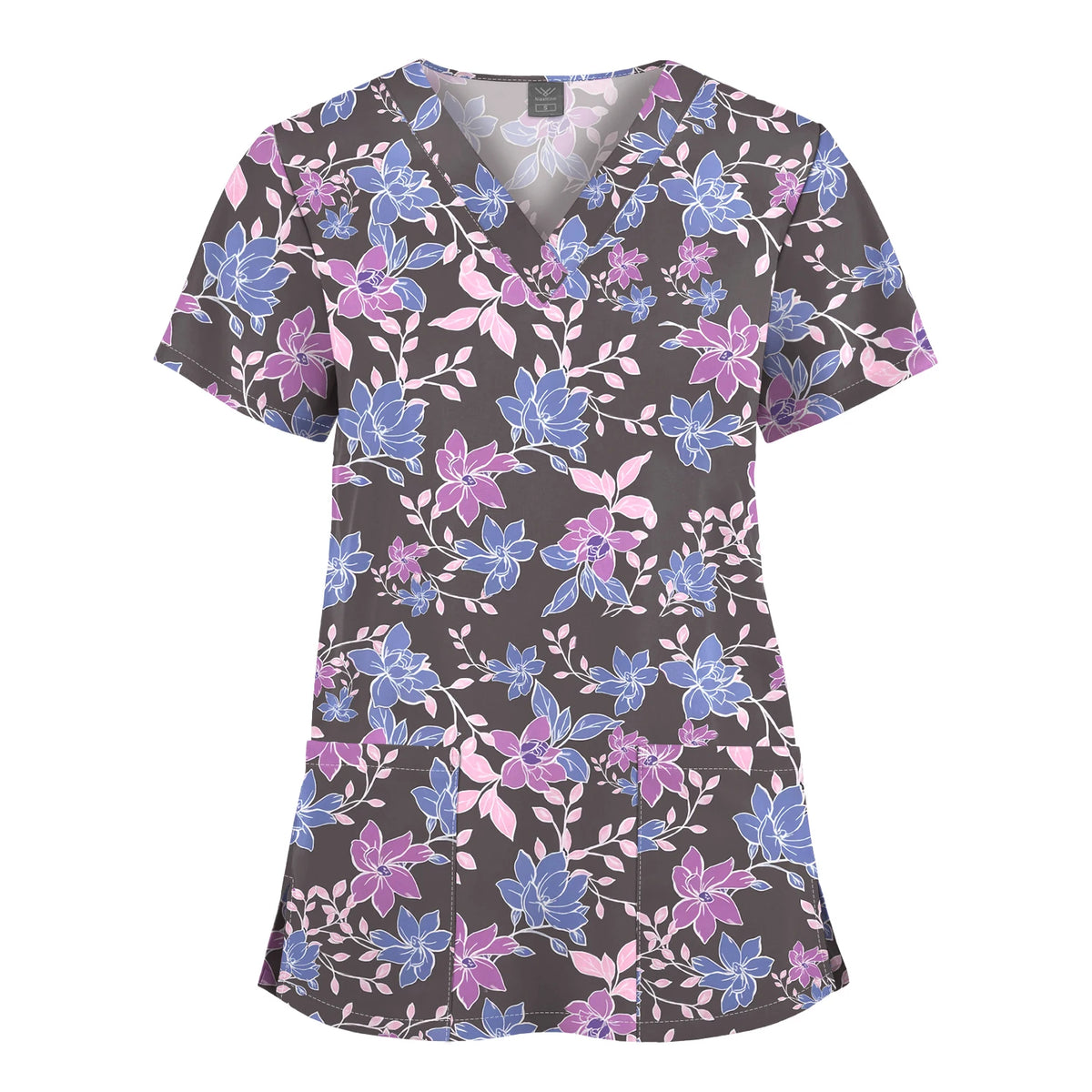 Hanapa'a Waiwai — Island Print Nursing Scrub Top