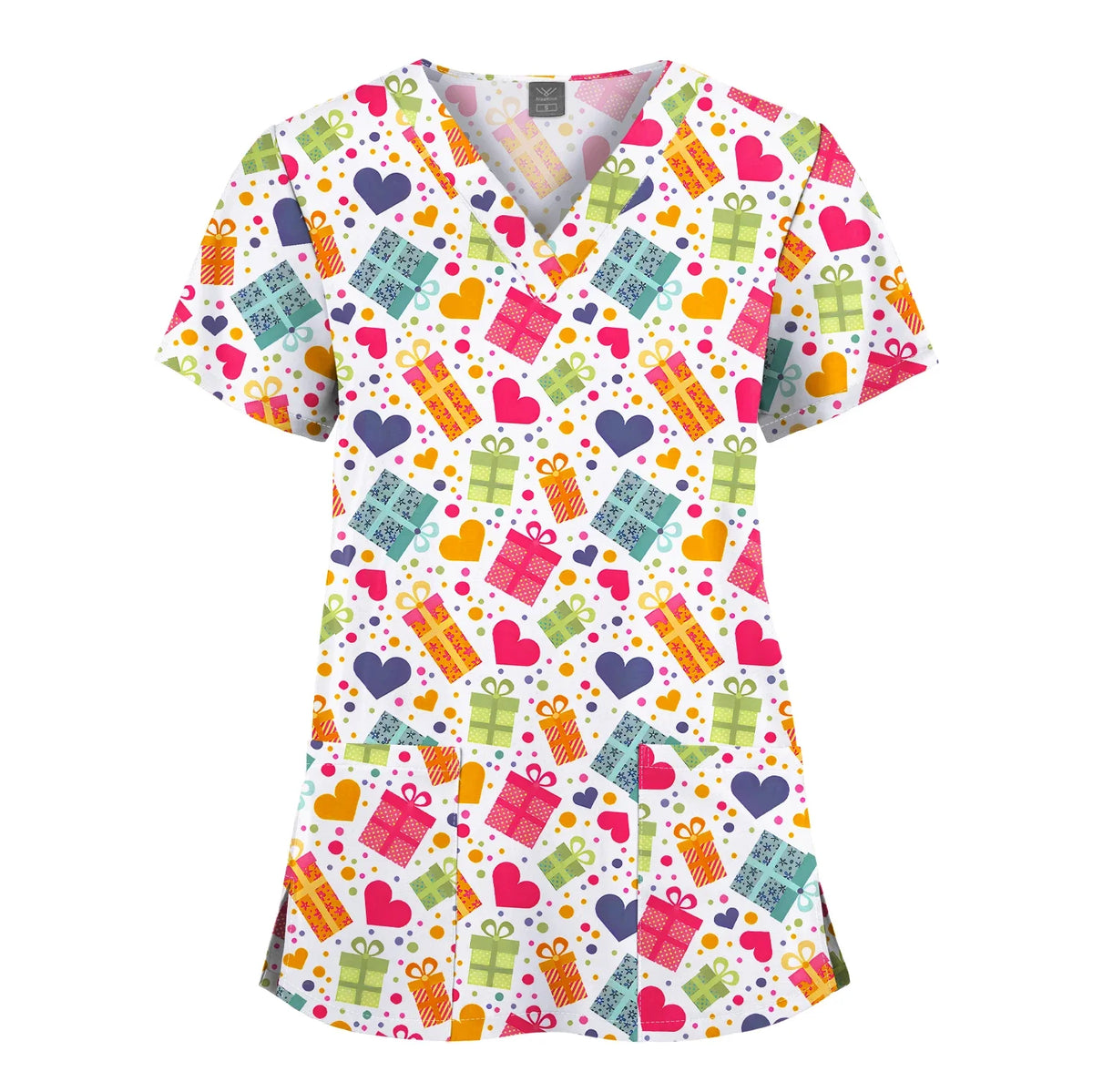 Hanapa'a Waiwai — Island Print Nursing Scrub Top