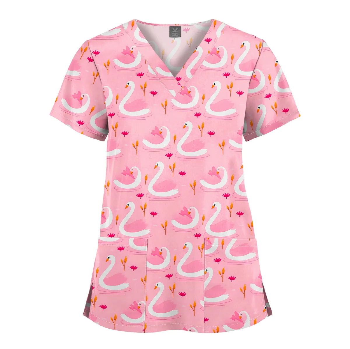 Hanapa'a Waiwai — Island Print Nursing Scrub Top