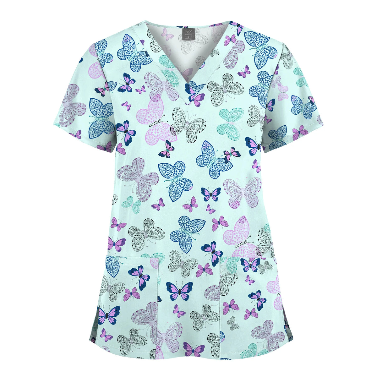 Hanapa'a Waiwai — Island Print Nursing Scrub Top