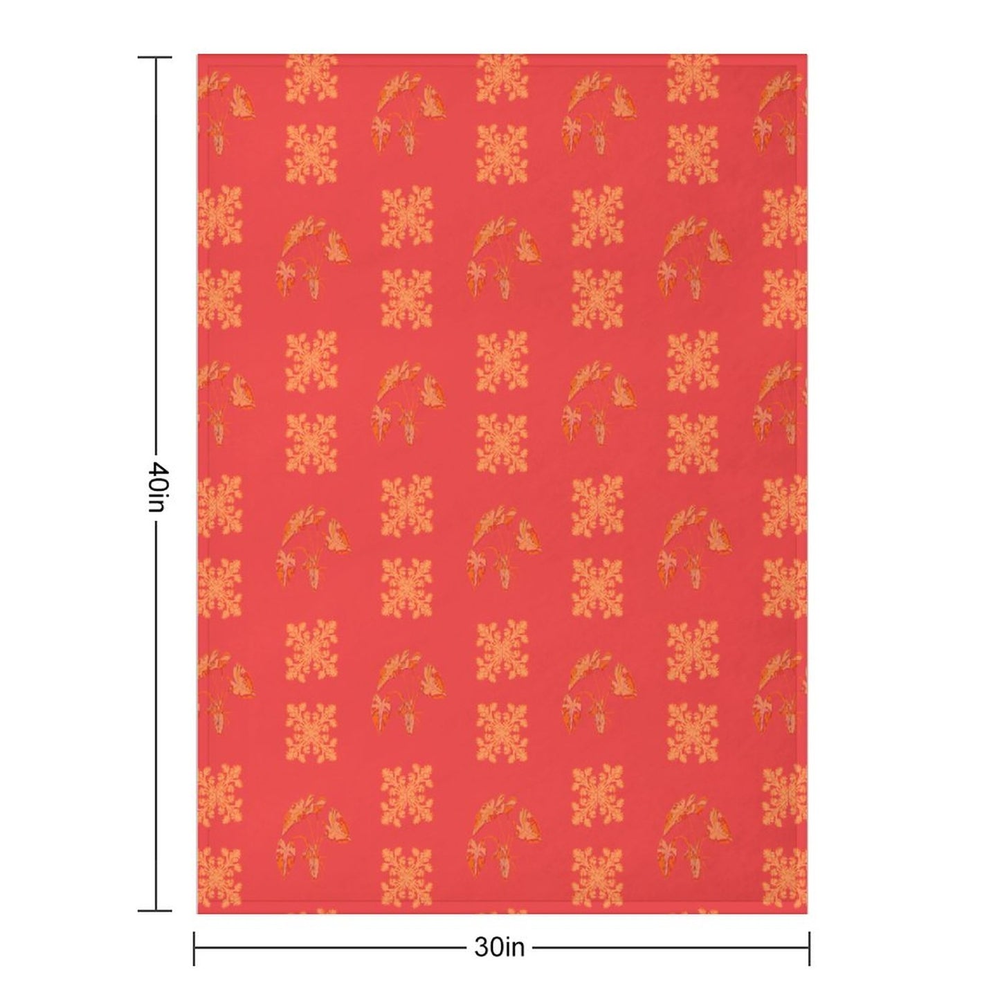 280gsm Flannel Throw Blanket for Bedroom-30"×40"