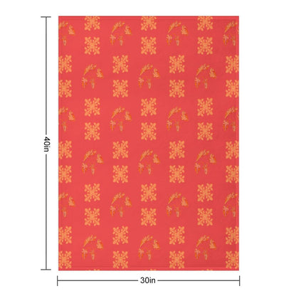 Hanapa'a Waiwai — Island Print Flannel Throw Blanket (Bedroom)