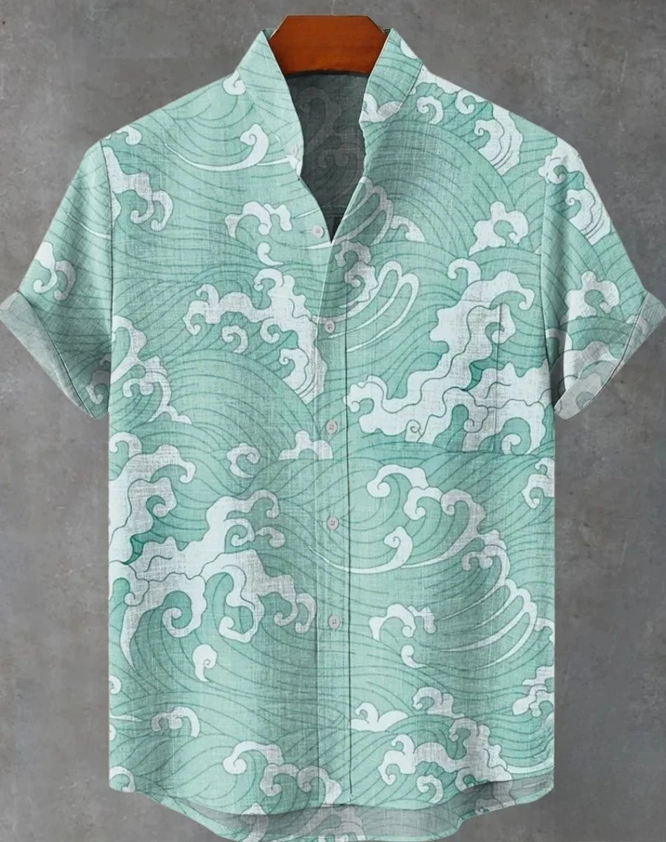 Aloha Shirt Casual Short Sleeved