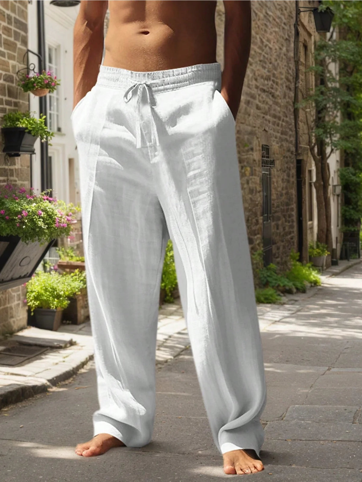 Hanapa'a Waiwai — Island Breeze Men's Linen Beach Pants